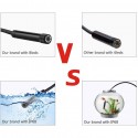 1M 8LED WiFi Borescope Endoscope Snake Inspection Camera for iPhone Android iOS
