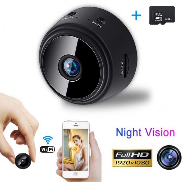 Mini Spy Camera Wireless Wifi IP Home Security HD 1080P DVR Night Vision Remote