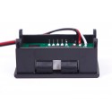 1/3PCS DC 0-30V Blue LED 3-Digital Display Voltage Voltmeter Panel Motorcycle #1