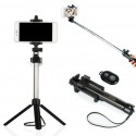New Extendable Selfie Stick Tripod Remote Bluetooth Shutter Fit Android 5.0 and Above, IOS System