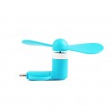 Fashion 2 in 1 Mini Portable USB Fan Electric Air Cooler Fan For iPhone Samsung
