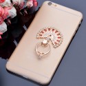 360 Degree Metal Mobile Phone Stand Holder Finger Ring Mobile Smart phone Holder Stand Diamond For iPhone  Samsung All Phone