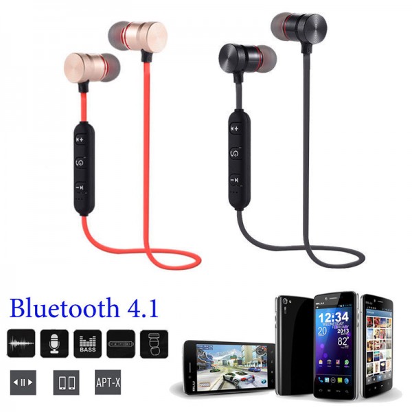 Wireless Sports Bluetooth Magnet Earphone Headset Headphone For iPhone Samsung Huawei