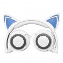 Foldable Cat Ear Headset LED Music Lights Headphones Earphone for Samsung Iphone