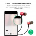 Magnetic  Bluetooth Wireless Headphone Sport Earphone Stereo Earbuds With Microphone Headset For iPhone Xiaomi Build-in Mic
