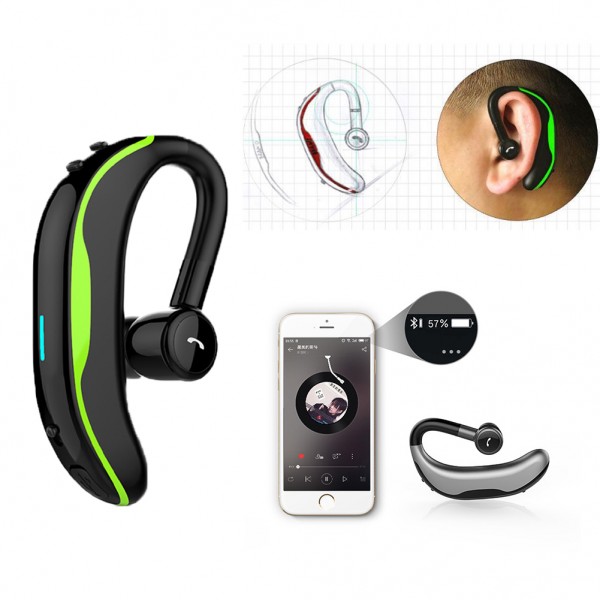 F600 Bluetooth V4.1 Wireless 180° Rotation Headset Hands-Free Earphone With Mic