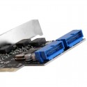PCI Express to Dual 20 Pin USB 3.0  PCI-e X1 to 2 ports 19pin USB3.0 Header Support Low Profile  Bracket