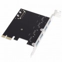 1 Set Professional 4 Port PCI-E To USB 3.0 HUB PCI Express Expansion Card Adapter