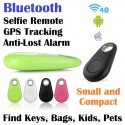Bluetooth 4.0 GPS Tracker Locator Smart Alarm Anti-lost Device Self-Portrait Voice Recorder