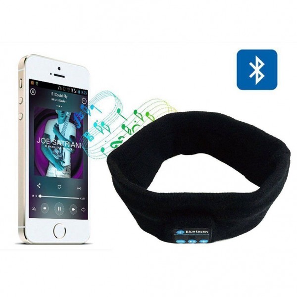 Men's Wireless Bluetooth Stereo Headphone Sleep Headset Sports Headband Mic