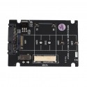 2 in 1 Combine Mini PCI-E M.2 NGFF & mSATA SSD To SATA 3.0 III Adapter