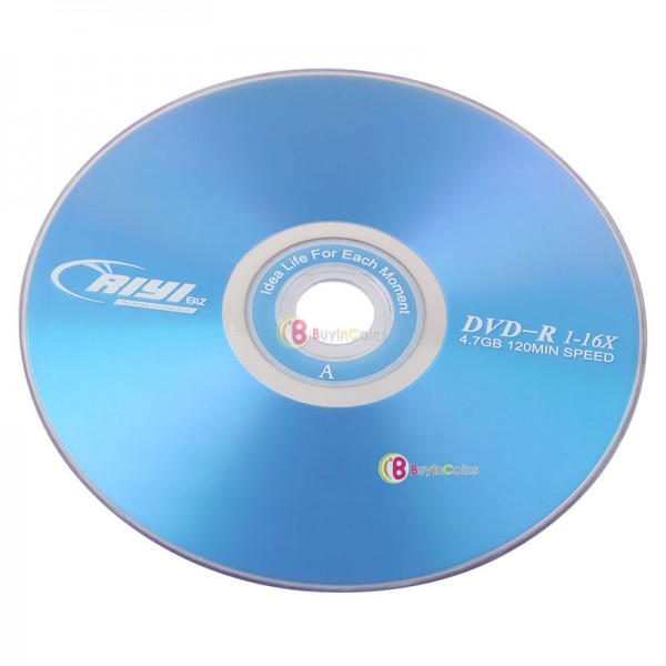 5Pcs New Blank Recordable Printable DVD-R DVDR Blank Disc Disk 8X Media 4.7GB