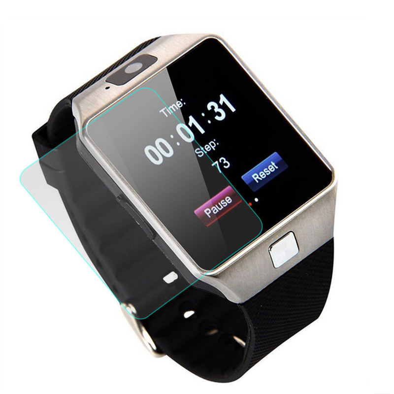 10Pcs Clear LCD Screen Protector Protective Film For DZ09 Bluetooth Smart Watch Phone