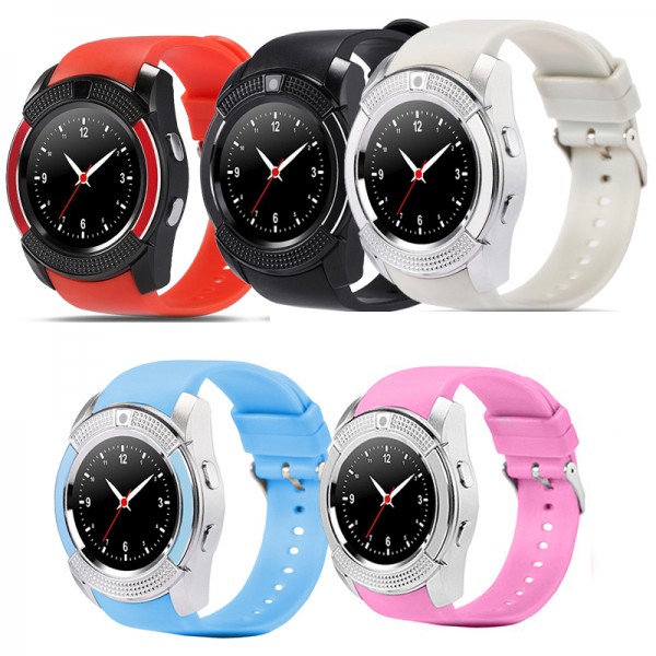 V8 Wireless Smart Watch Phone Touch Screen Bluetooth Wrist Watch for Android iPhone